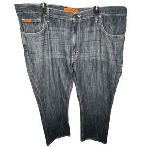 WRANGLER 20X Fire Resistant Straight Light Blue Denim Men Jeans  Size 42X30